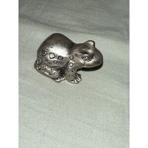 Miniature Pewter Frog 1.5 Inch, 2.5 Ounce